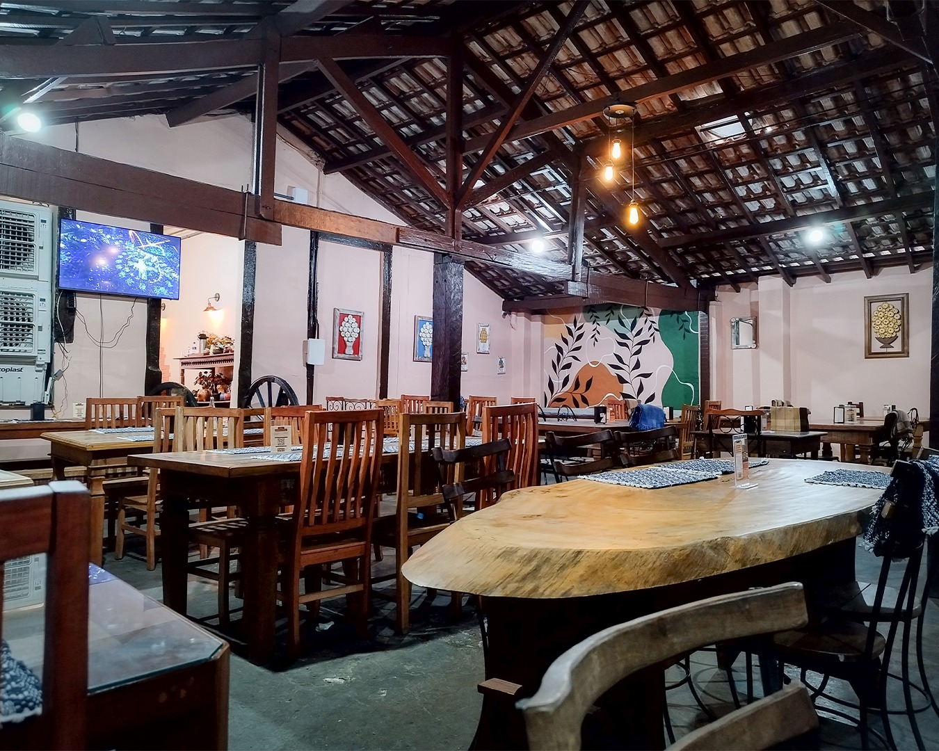 Ambiente interno do restaurante